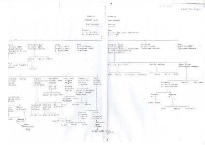 Robert and Ann Hughes family tree